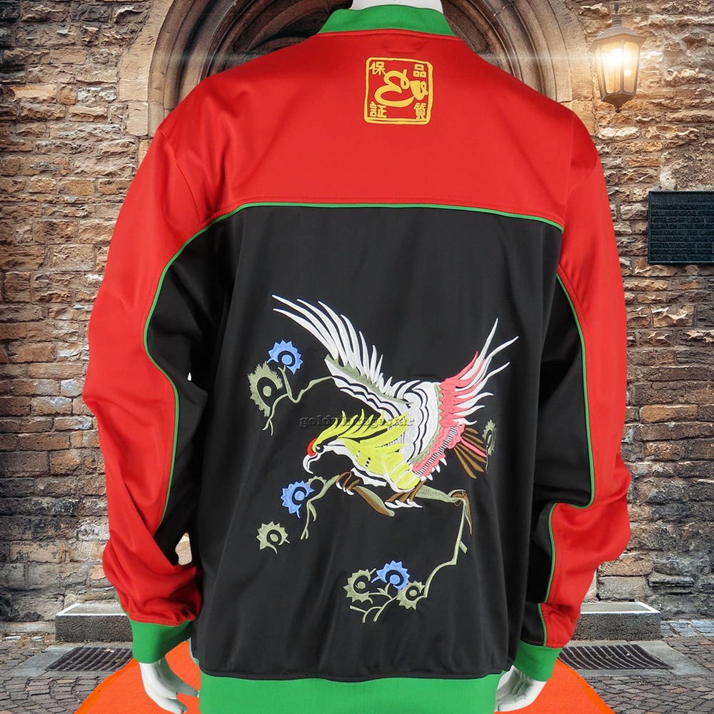 Vintage Y2K Evisu Embroidered Souvenir Sukajan Japanese Streetwear Track Jacket